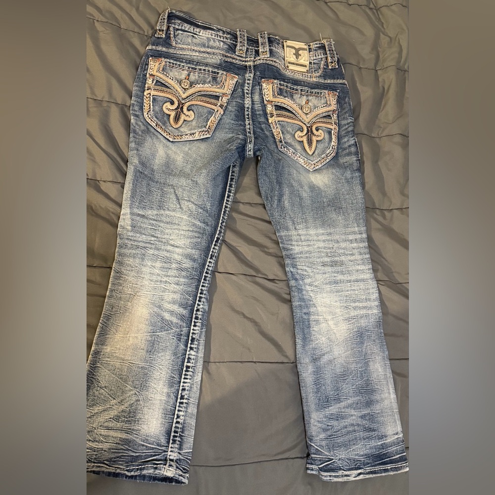 Rock Revival Blue Boot Cut Jeans